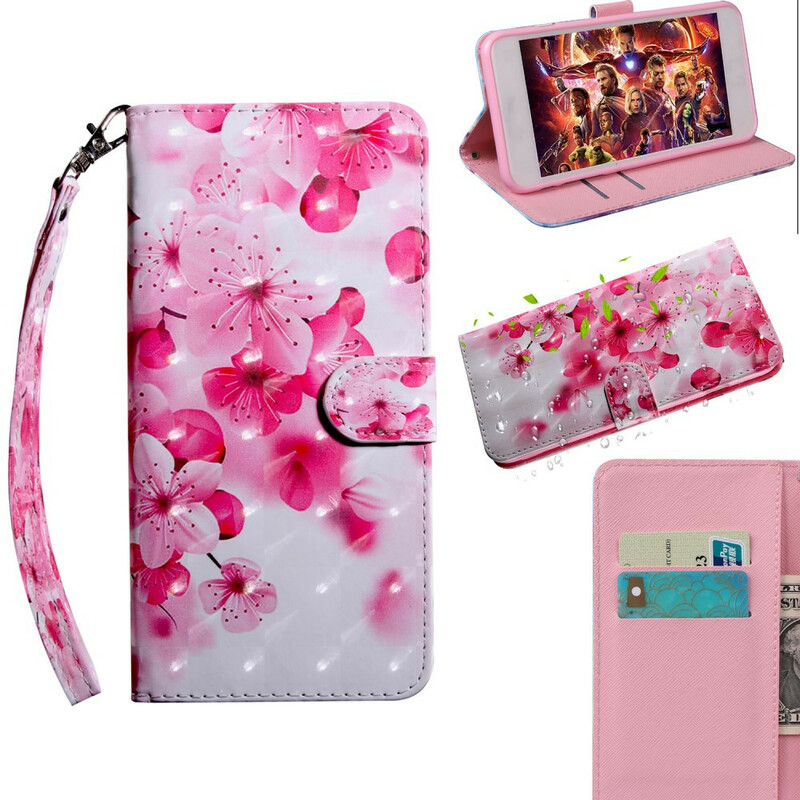 Samsung Galaxy A51 5G Case Pink Flowers