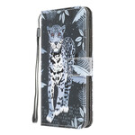 Samsung Galaxy A42 5G Capa de cinta Leopard A42