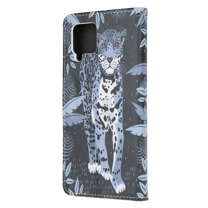 Samsung Galaxy A42 5G Capa de cinta Leopard A42