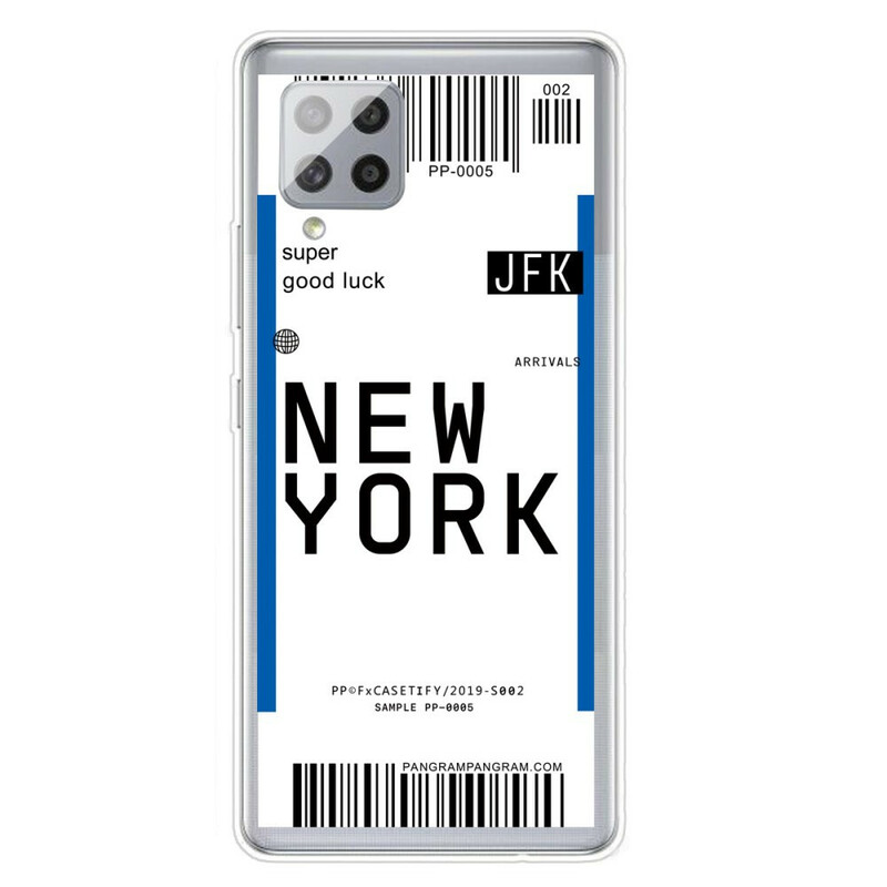 Passe de embarque Samsung Galaxy A42 5G para Nova Iorque