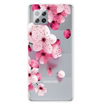Capa Samsung Galaxy A42 5G Flores Pequenas Rosa