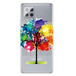 Capa Samsung Galaxy A42 5G Clear Watercolour Tree