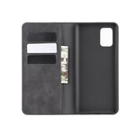 Capa Flip Cover Samsung Galaxy A51 5G Efeito Couro Mole