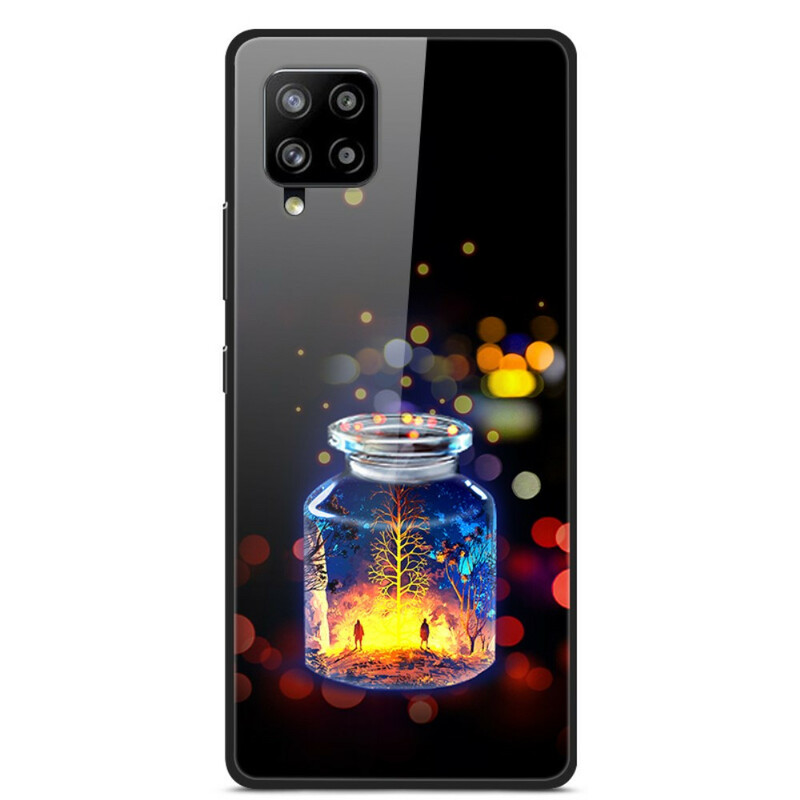 Samsung Galaxy A42 5G Capa de vidro temperado Wishes Bottle
