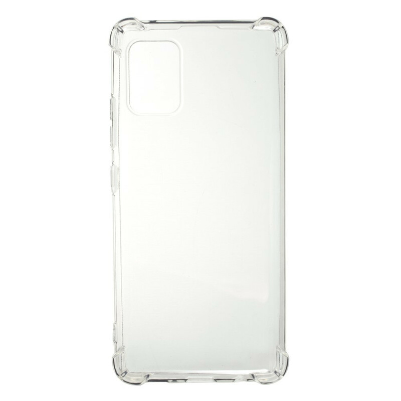 Samsung Galaxy A51 5G Cantos Reforçados da Capa Transparente Samsung Galaxy A51 5G Cantos Reforçados da Capa Transparente