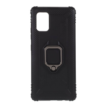 Samsung Galaxy A51 5G Anel e capa de fibra de carbono