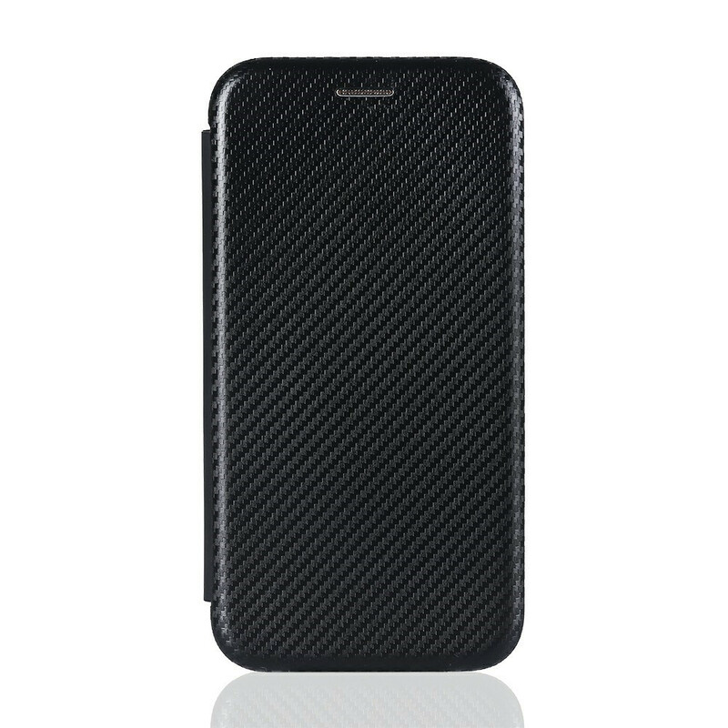 Tampa Flip Cover Samsung Galaxy A42 5G Fibra de Carbono