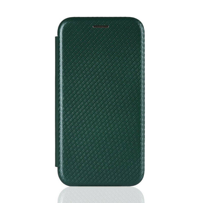 Tampa Flip Cover Samsung Galaxy A42 5G Fibra de Carbono