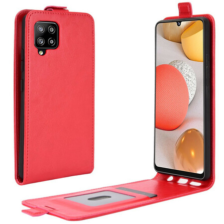 Samsung Galaxy A42 5G Case Vertical Flap Leather Effect