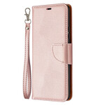 Samsung Galaxy A42 5G Capa Lychee Flap oblíquo