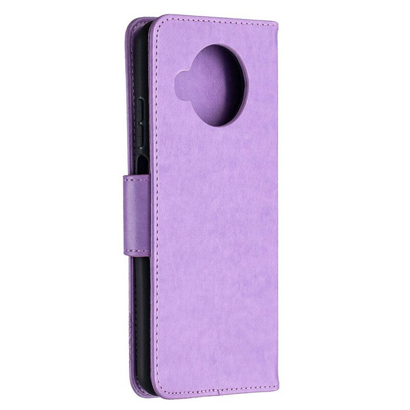Xiaomi Mi 10T Lite Strap Case com impressão Butterfly