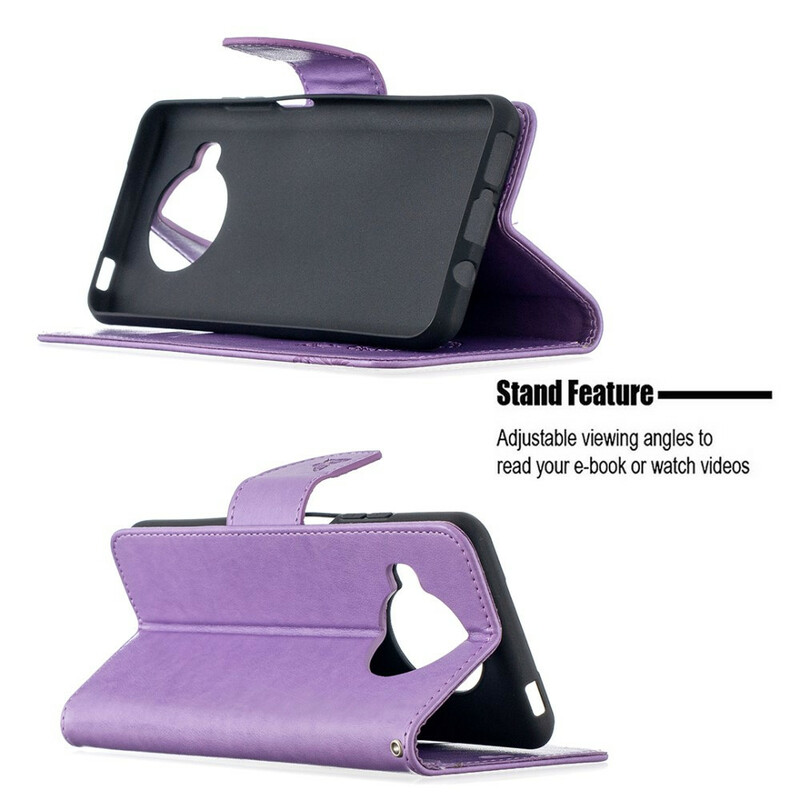 Xiaomi Mi 10T Lite Strap Case com impressão Butterfly