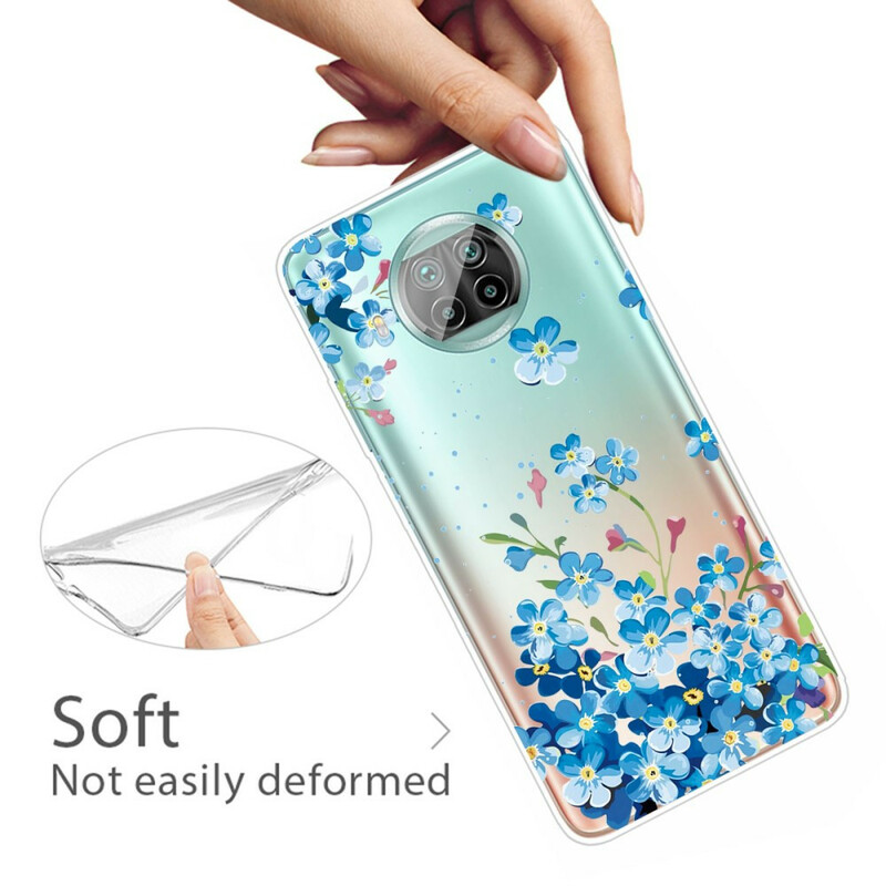 Xiaomi Mi 10T Lite Case Blue Flower Bouquet