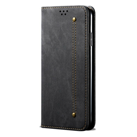 Capa Flip Capa Samsung Galaxy A42 5G Tecido Jeans A42