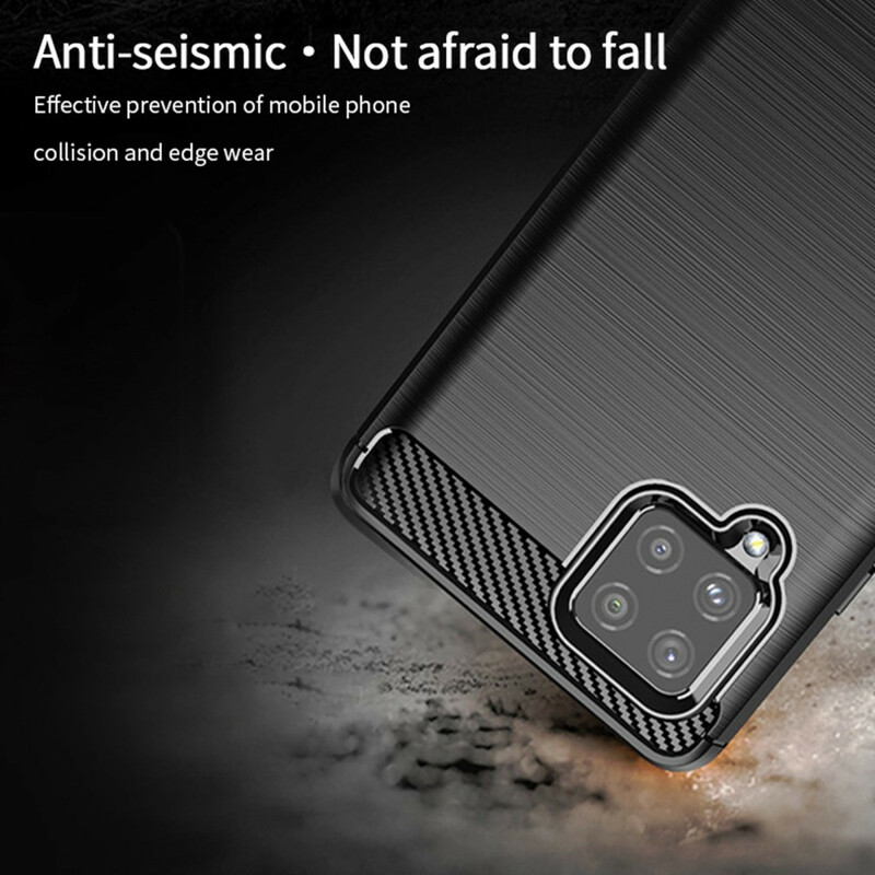 Samsung Galaxy A42 5G Capa de fibra de carbono escovada MOFI