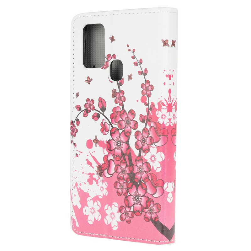 Capa OnePlus Nord N10 Flores Tropicais