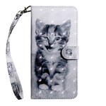 Capa de gato Samsung Galaxy A20s Preto e Branco