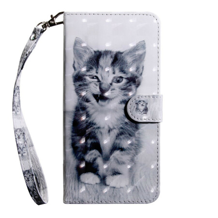 Capa de gato Samsung Galaxy A20s Preto e Branco