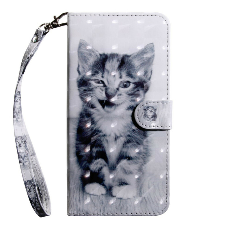 Capa de gato Samsung Galaxy A20s Preto e Branco