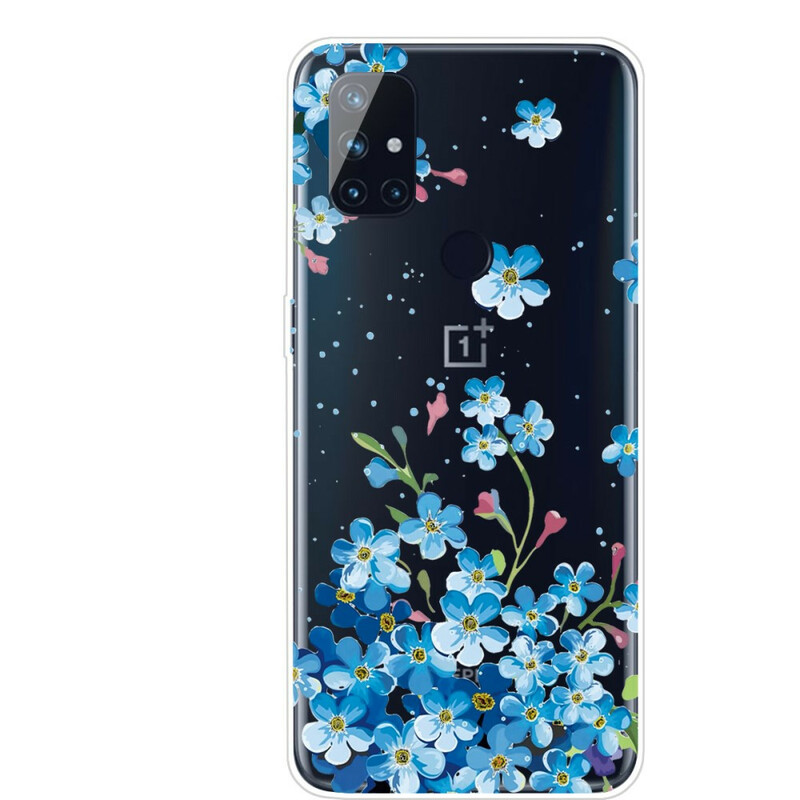 Capa OnePlus Nord N10 Blue Flowers