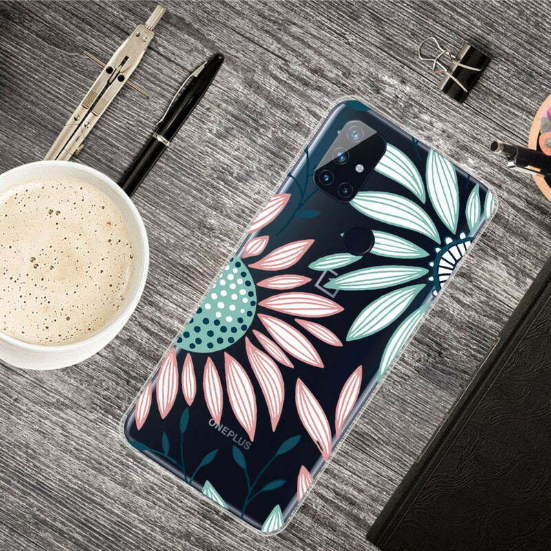 OnePlus Nord N10 Transparent Case One Flower