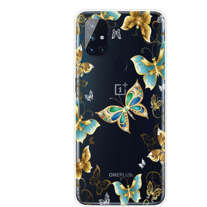 Design da capa OnePlus Nord N10 Butterflies