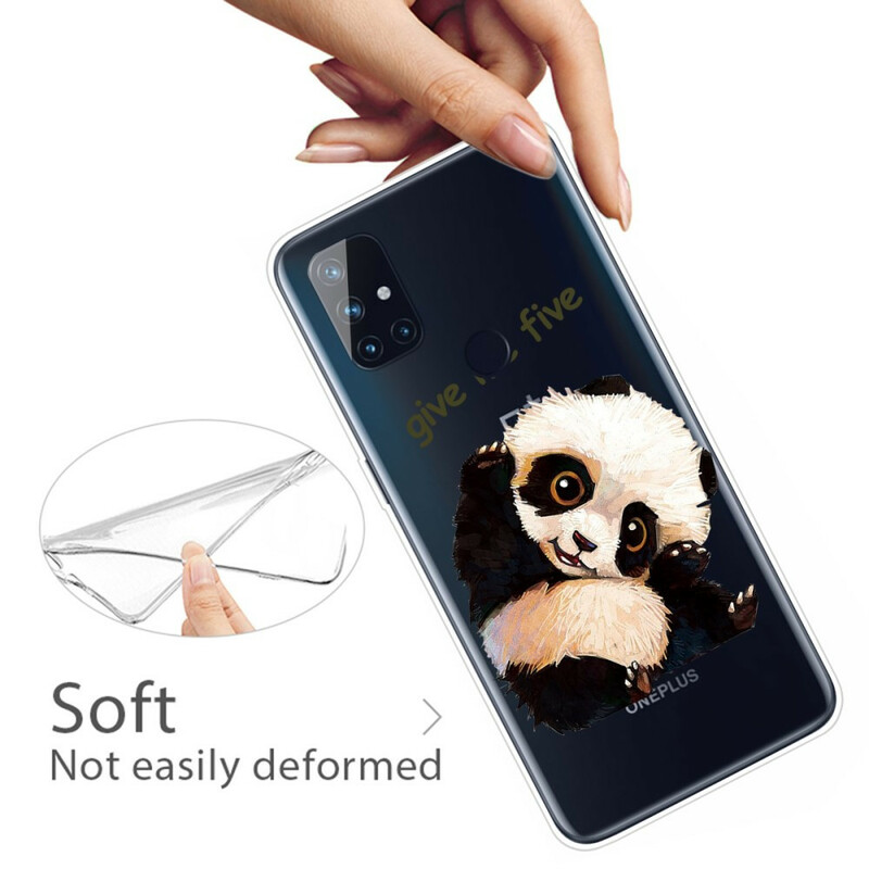 OnePlus Nord N10 Limpar Capa Panda Give Me Five