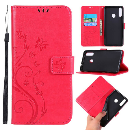 Samsung Galaxy A20s Case Butterflies e Flowers
