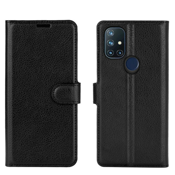 Capa OnePlus Nord N10 Efeito Lychee Clássico
