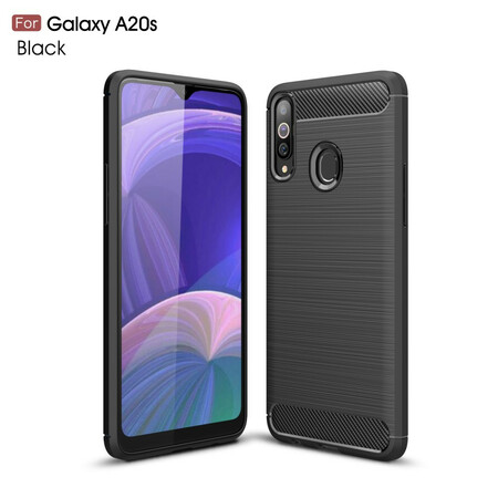 Capa de fibra de carbono escovada Samsung Galaxy A20s