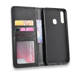 Capa Flip Efeito Couro Samsung Galaxy A20s