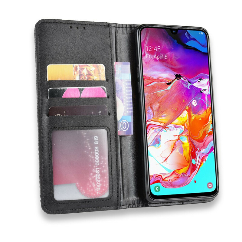 Capa Flip Efeito Couro Samsung Galaxy A20s