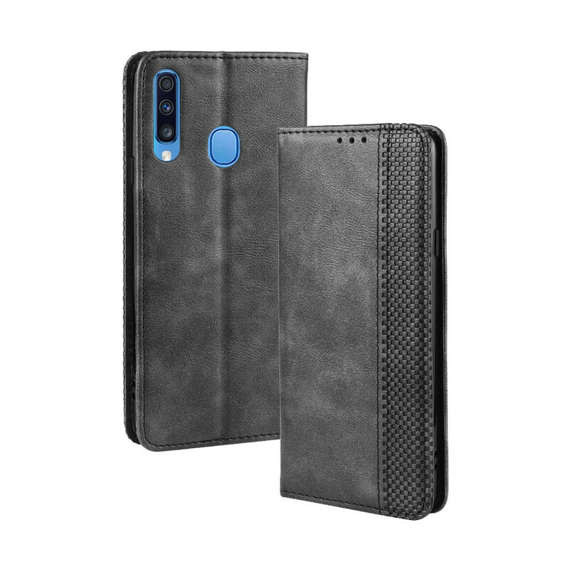 Capa Flip Efeito Couro Samsung Galaxy A20s