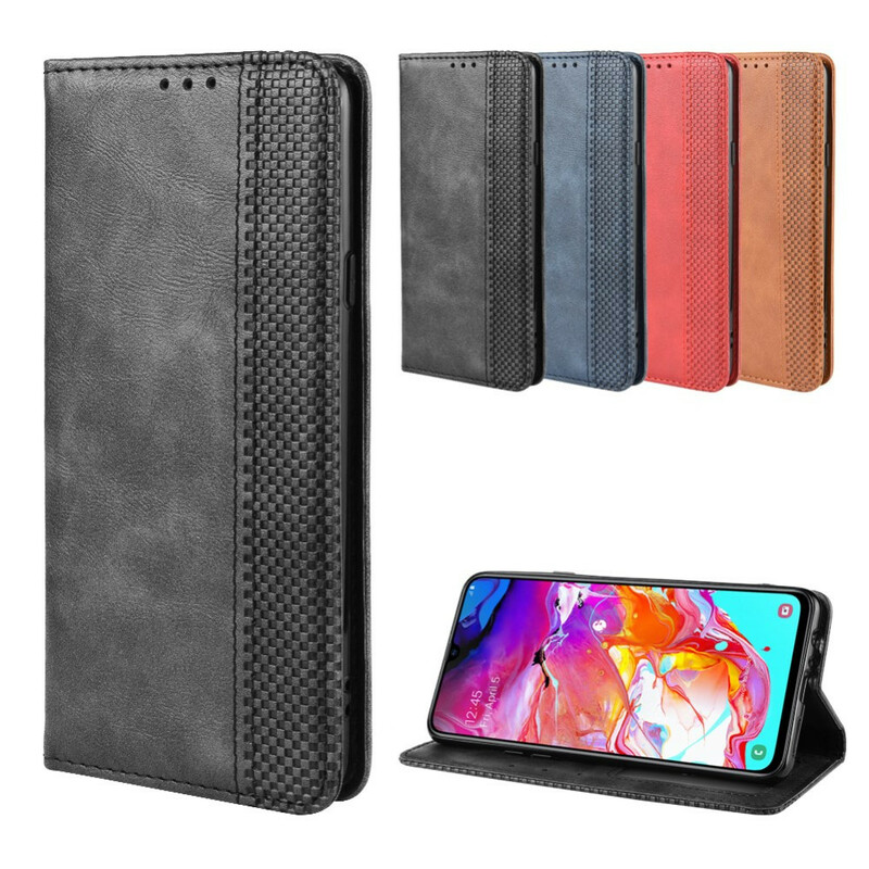 Capa Flip Efeito Couro Samsung Galaxy A20s