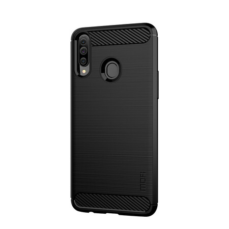 Samsung Galaxy A20s Capa de Fibra de Carbono Escovado MOFI