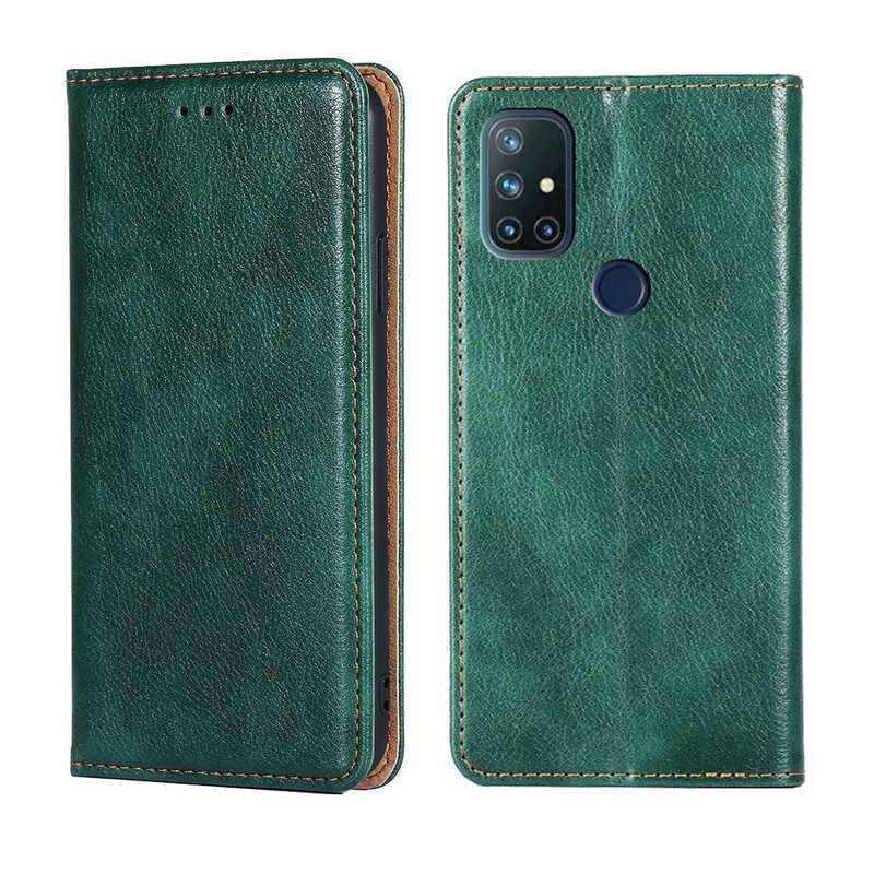Capa Flip Cover OnePlus Nord N10 Estilo Couro Fino Capa Flip Cover OnePlus Nord N10 Estilo Couro Fino