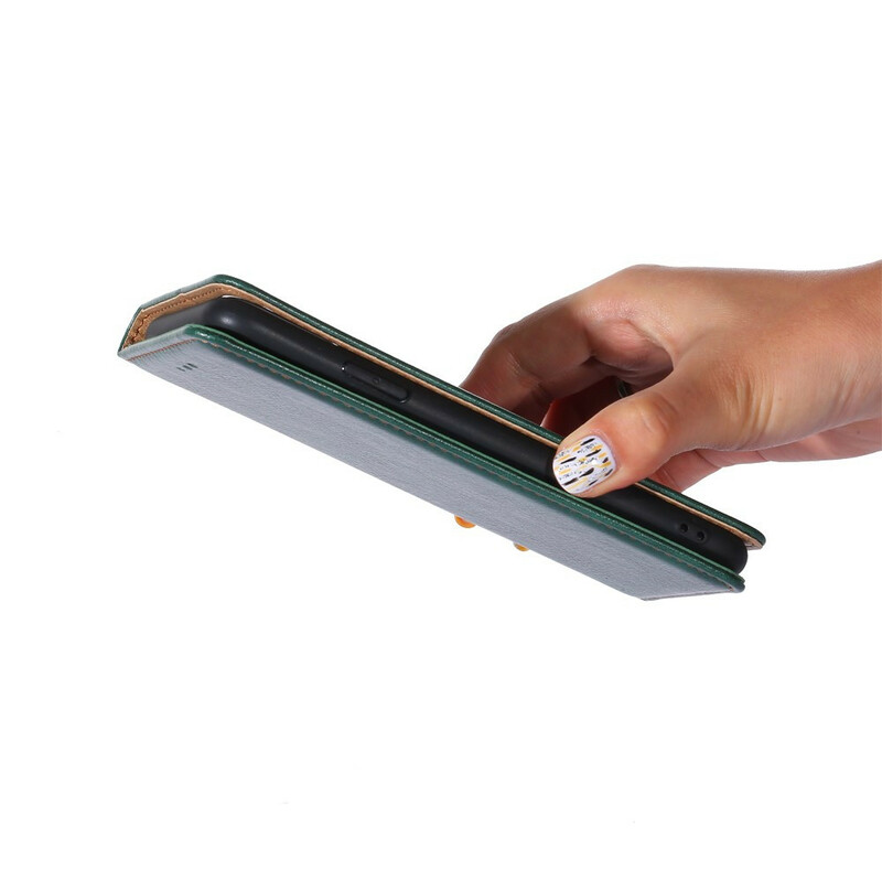 Capa Flip Cover OnePlus Nord N10 Estilo Couro Fino Capa Flip Cover OnePlus Nord N10 Estilo Couro Fino