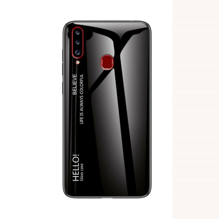 Samsung Galaxy A20s Capa de vidro temperado Olá