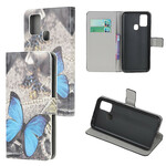OnePlus Nord N100 Capa Azul Butterfly
