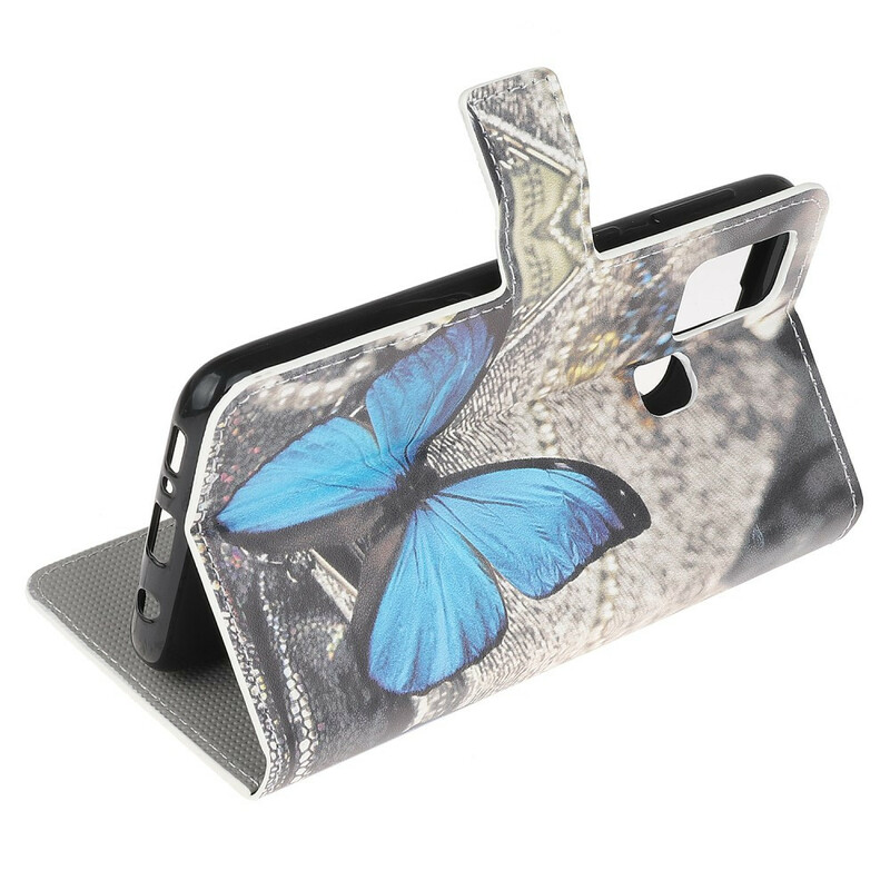 OnePlus Nord N100 Capa Azul Butterfly