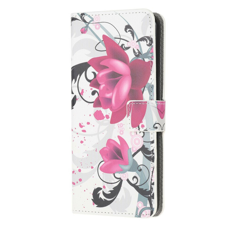 Capa OnePlus Nord N100 Flores Tropicais