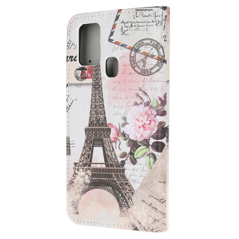 Capa OnePlus Nord N100 Retro Torre Eiffel