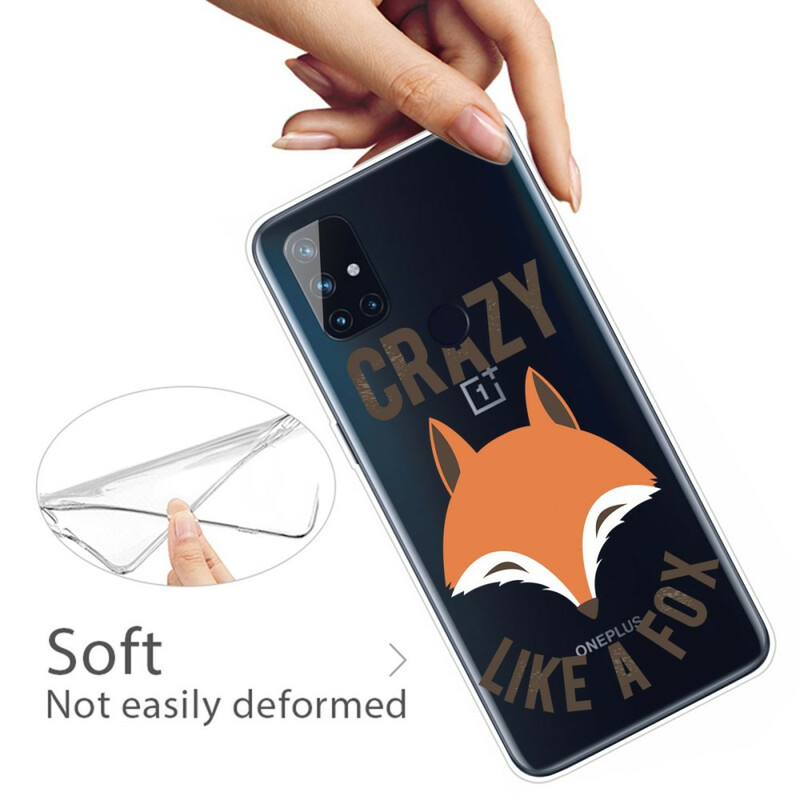 OnePlus Nord N100 Case Fox / Louco como uma raposa