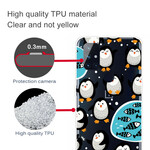 OnePlus Nord N100 Case Penguins e Peixes