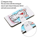 Samsung Galaxy M11 Capa de cinta colorida Kitten M11