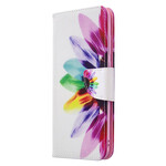 Capa Samsung Galaxy M11 para flores de aguarela