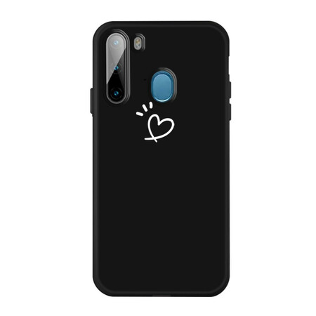 Samsung Galaxy M11 Silicone Case Beating Heart