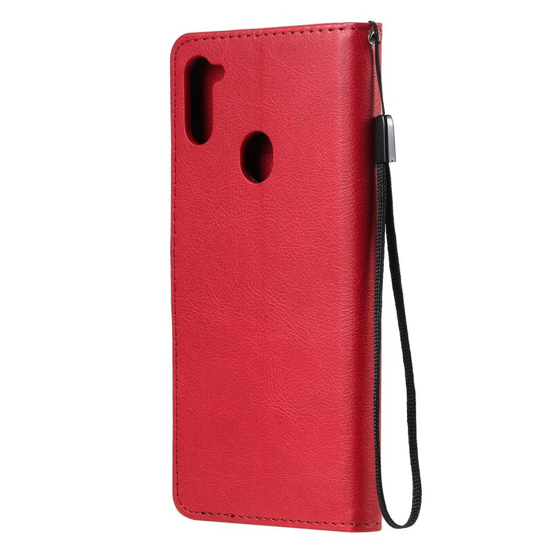 Samsung Galaxy M11 Capa de Couro Padrão Samsung Galaxy M11 Capa de Couro Padrão