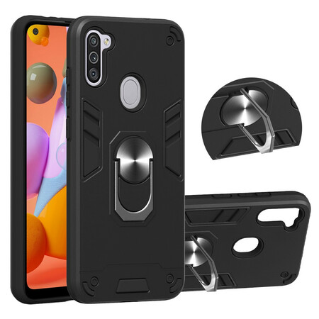 Capa destacável Samsung Galaxy M11 com anel de apoio