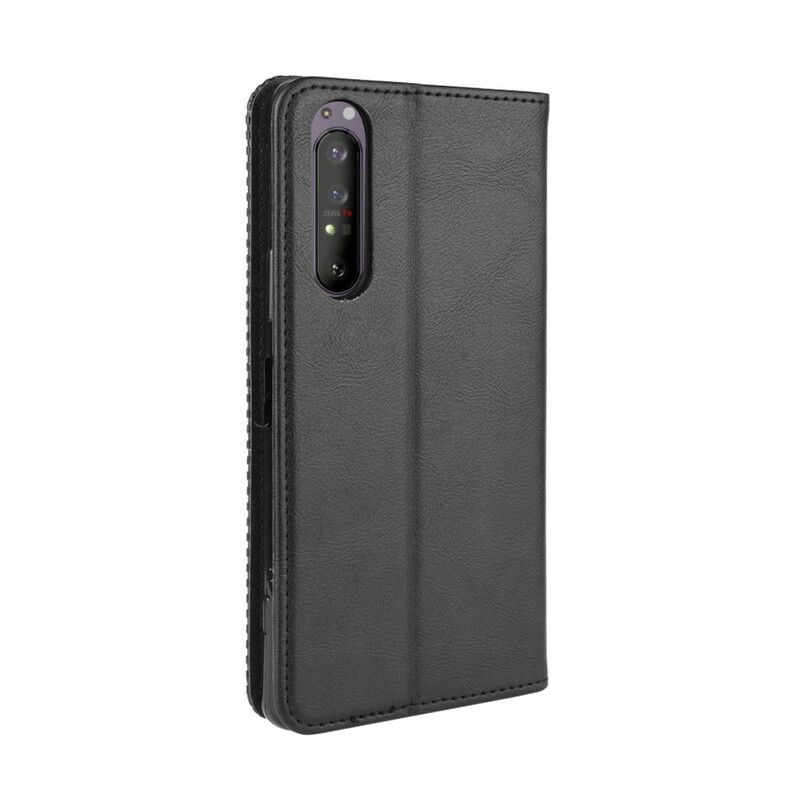 Capa de Couro Sony Xperia 5 II Efeito Flip